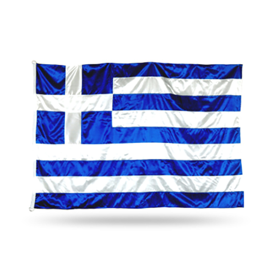 Griechische Flagge – Siebdruck